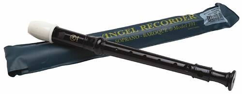 Front Standard. Angel - Soprano Recorder - Brown.