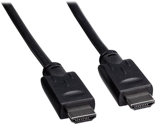 Dynex™ - 3.9' 4K Ultra HD HDMI Cable - Black - Larger Front