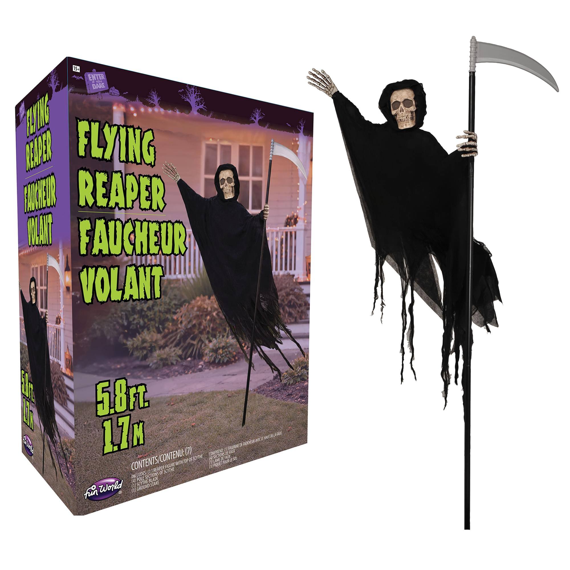 05+ ENTER 1 YOU DARE PAING FLYING REAPER FAUCHEUR VOLANT  
5.8ft. 1.7M CONTENUE (7) CONTENTS INCLUDES LADE fun World