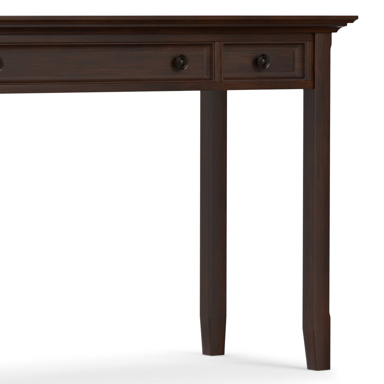 Alt View 5. Simpli Home - Amherst SOLID WOOD Transitional 54 inch Wide Desk in Russet Brown - Russet Brown.