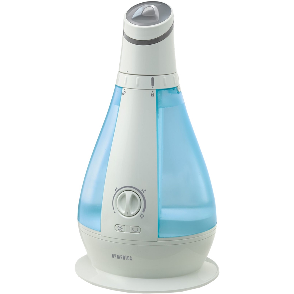 Customer Reviews: HoMedics 1 Gal. Ultrasonic Cool Mist Humidifier Blue ...