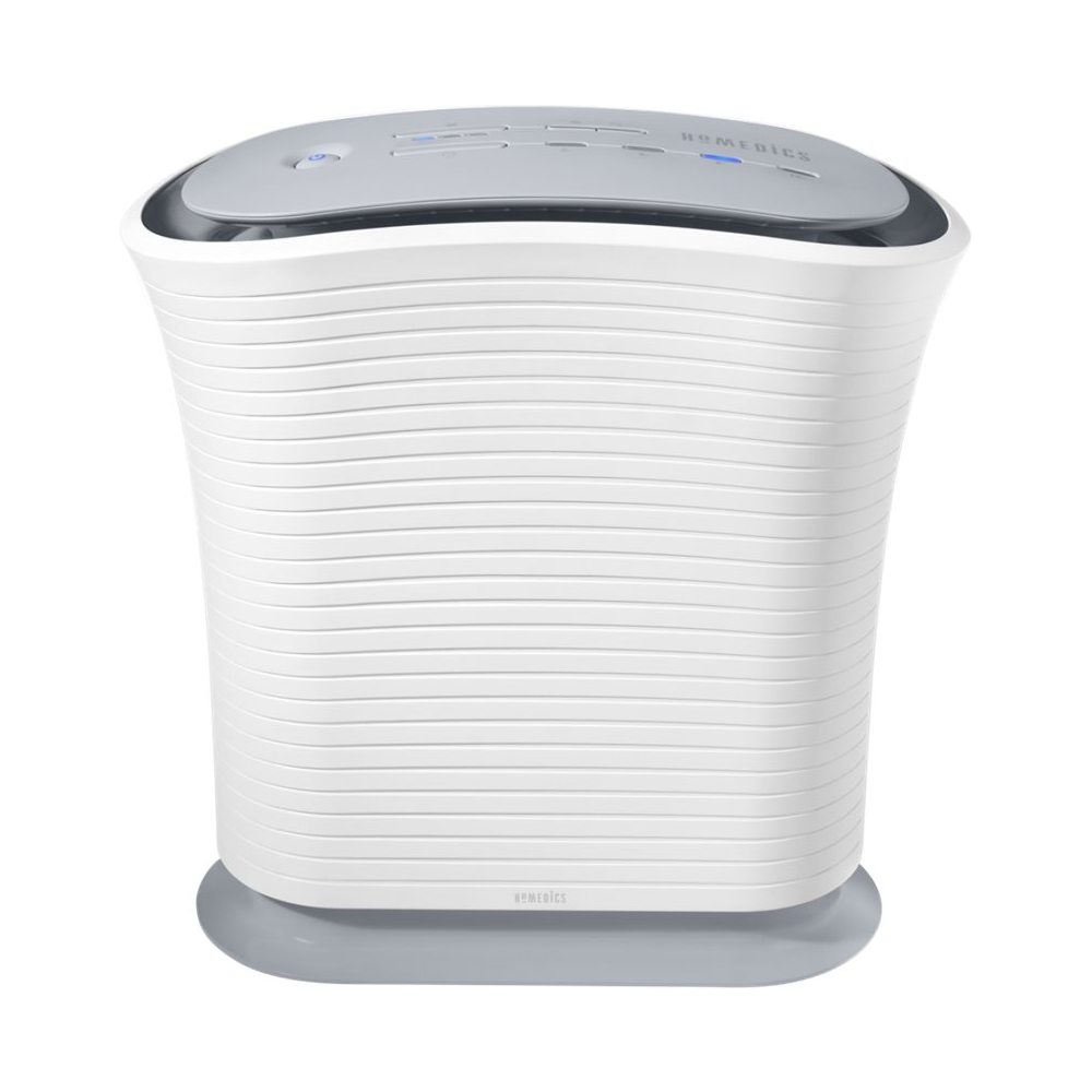 HoMedics - Console 183 Sq. Ft. Air Purifier - Gray/White was $179.99 now $131.99 (27.0% off)
