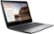 Angle Zoom. 11.6" Chromebook - Intel Celeron - 4GB Memory - 16GB eMMC Flash Memory - HP finish in ash gray and ano silver.