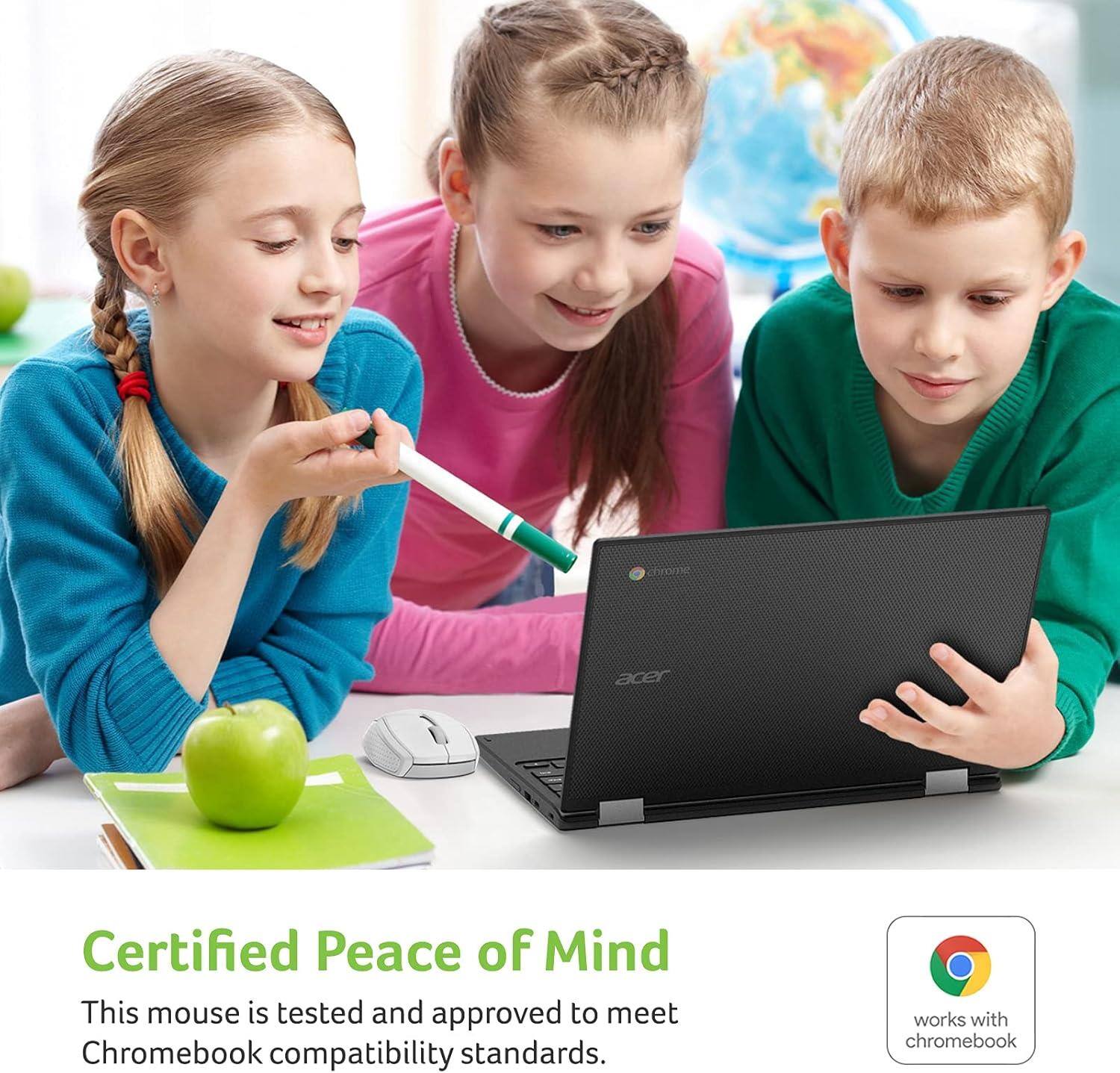 Certified Peace of Mind

This mouse is tested and approved to meet Chromebook compatibility standards.

works with chromebook