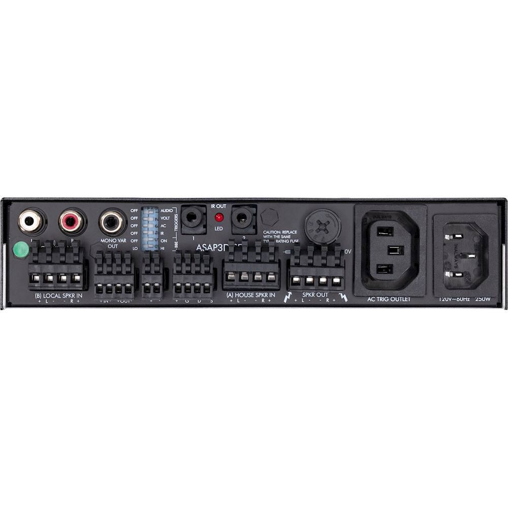 Back. Sonance - SONAMP ASAP3D SE - 100W 2.0-Ch. Digital Power Amplifier (Each) - Black.
