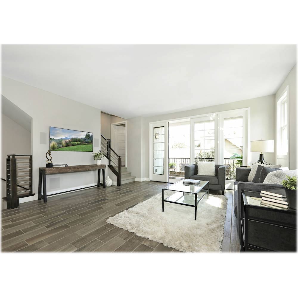 Alt View 14. Sonance - VP62 RECTANGLE SINGLE SPEAKER - Visual Performance 6-1/2" Rectangle 2-Way In-Wall Speaker (Each) - Paintable White.