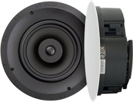 Sonance - VP80R - Visual Performance 8" 2-Way In-Ceiling Speakers (Pair) - Paintable White - Front_Zoom