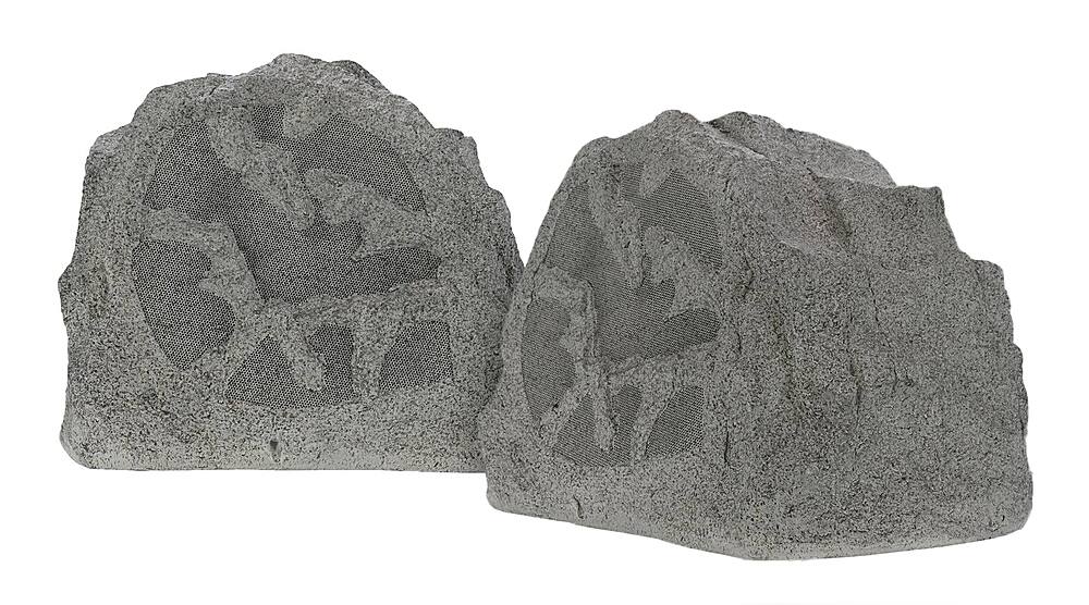 Sonance - RK63 - Rocks 6-1/2" 2-Way Outdoor Speakers (Pair) - Granite