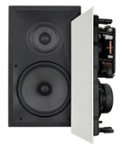 Front Zoom. Sonance - VP86 RECTANGLE - Visual Performance 8" 3-Way In-Wall Rectangle Speakers (Pair) - Paintable White.