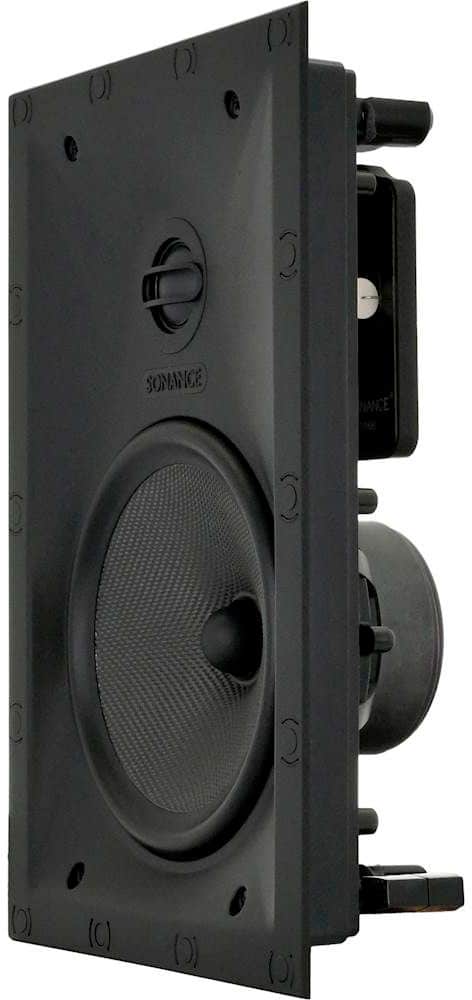 Alt View 11. Sonance - VP66 RECTANGLE - Visual Performance 6-1/2" Rectangle 2-Way In-Wall Speakers (Pair) - Paintable White.