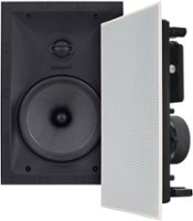 Sonance - VP66 RECTANGLE - Visual Performance 6-1/2" Rectangle  2-Way In-Wall Speakers (Pair) - Paintable White - Front_Zoom