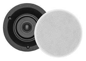 Sonance - VP42R SINGLE SPEAKER - Visual Performance 4-1/2" 2-Way In-Ceiling Speaker (Each) - Paintable White - Front_Zoom