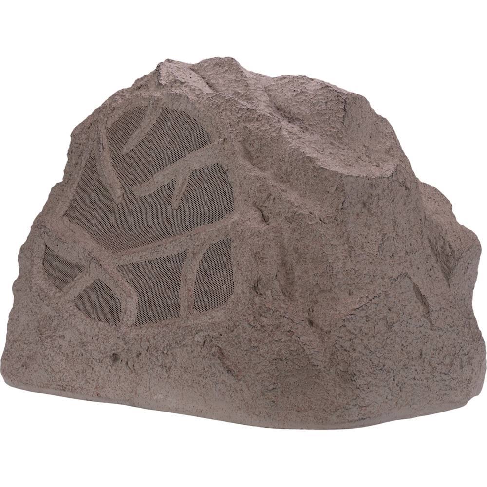 Left. Sonance - RK83 - Rocks  8" 2-Way Outdoor Speakers (Pair) - Brown.