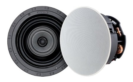 Sonance - VP86R - Visual Performance 8" 3-Way In-Ceiling Speakers (Pair) - Paintable White