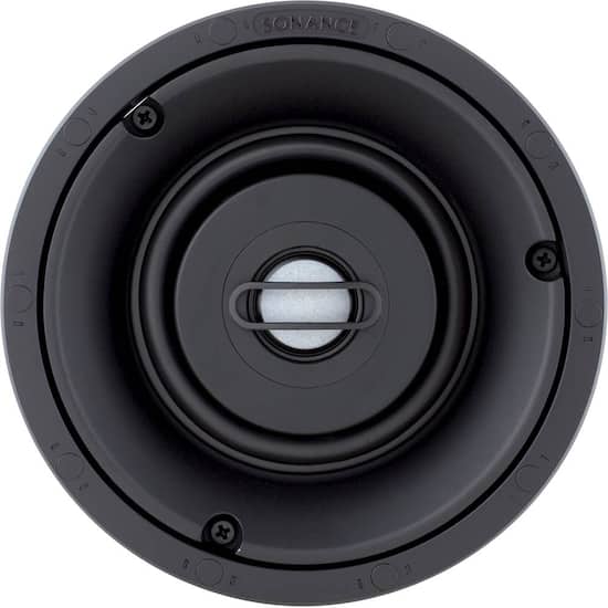 Sonance Visual Performance 4 1 2 Passive 2 Way In Ceiling Speaker Each Paintable White Vp48r Round Single Speaker Best Buy