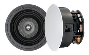 Sonance - VP88R - Visual Performance 8" 3-Way In-Ceiling Speakers (Pair) - Paintable White - Front_Zoom