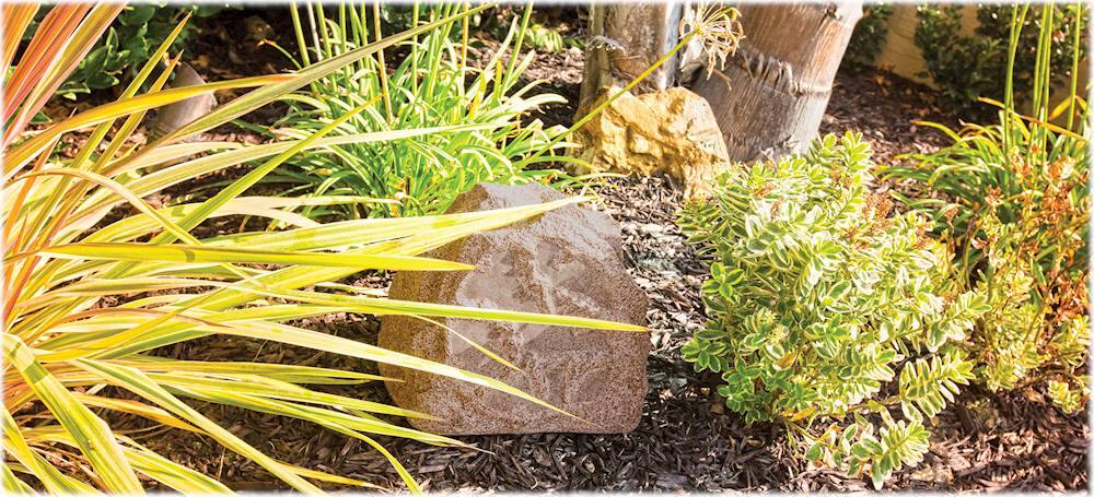 Alt View 12. Sonance - RK63 - Rocks  6-1/2" 2-Way Outdoor Speakers (Pair) - Brown.