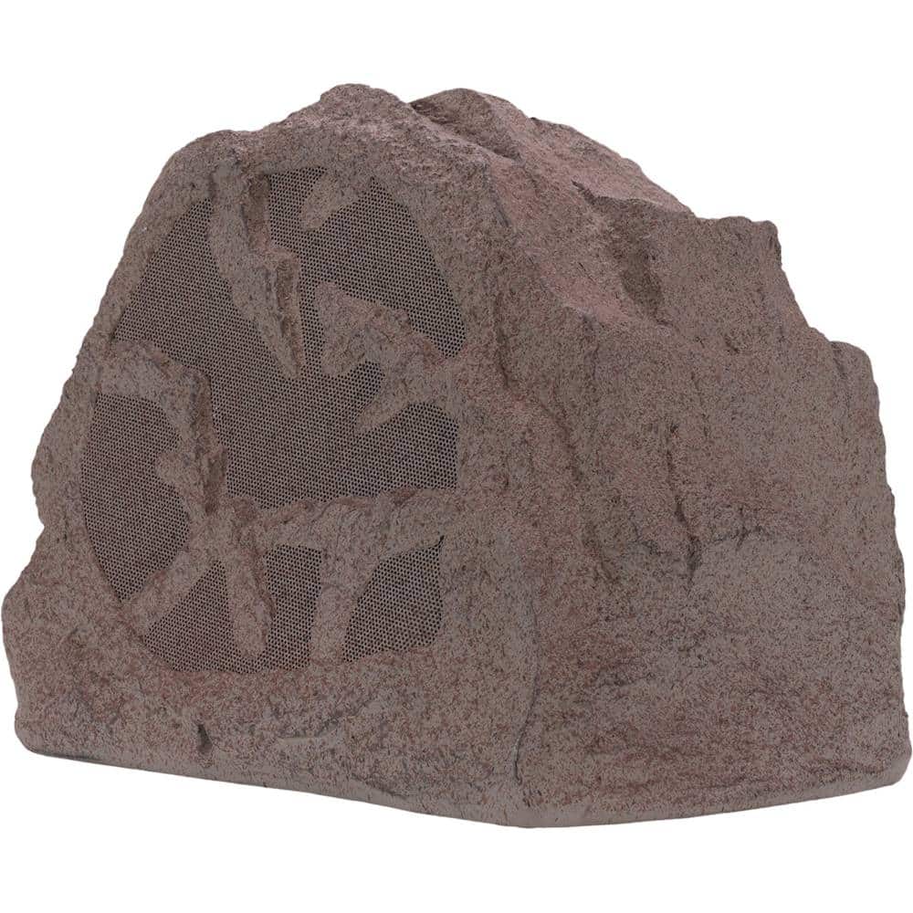 Left. Sonance - RK63 - Rocks 6-1/2" 2-Way Outdoor Speakers (Pair) - Brown.