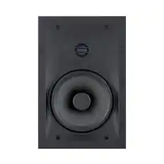 Angle. Sonance - VP66 TL RECTANGLE THIN-LINE - Visual Performance 6-1/2" 2-Way In-Wall Speakers (Pair) - Paintable White.