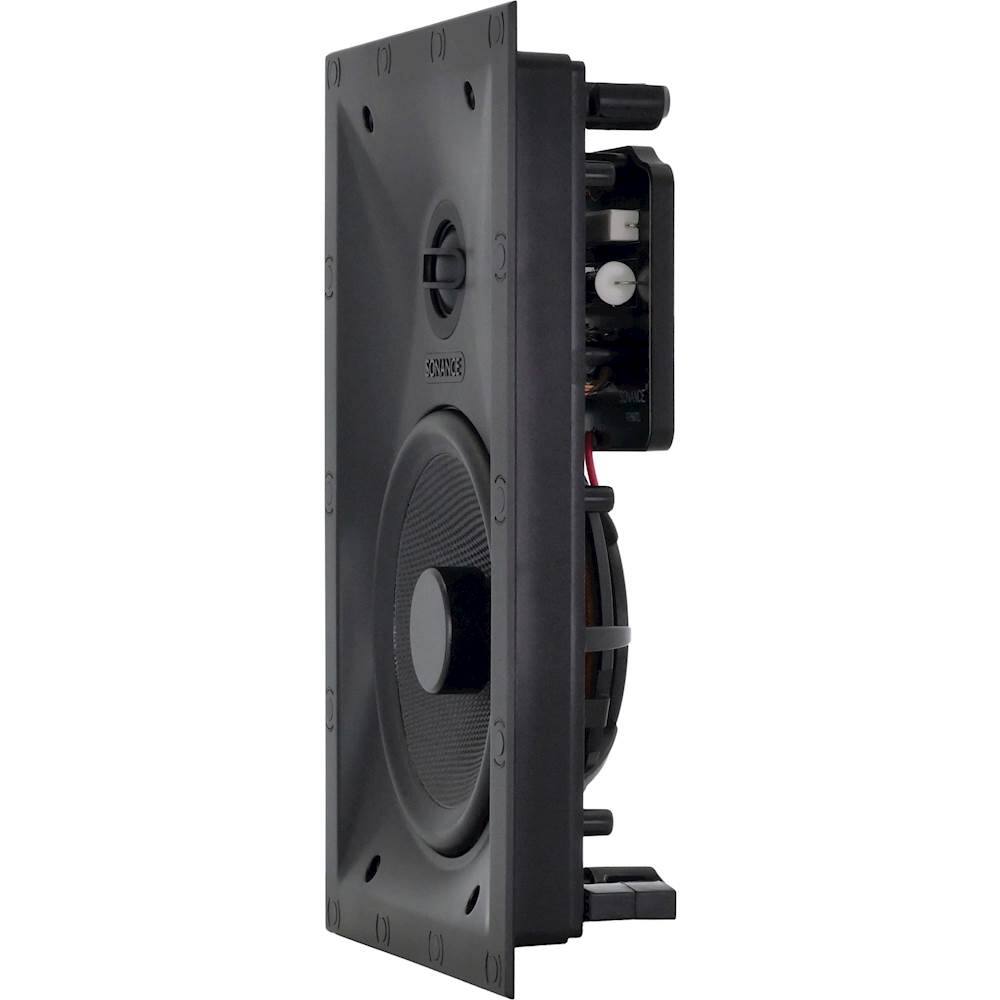 Alt View 11. Sonance - VP66 TL RECTANGLE THIN-LINE - Visual Performance  6-1/2" 2-Way In-Wall Speakers (Pair) - Paintable White.