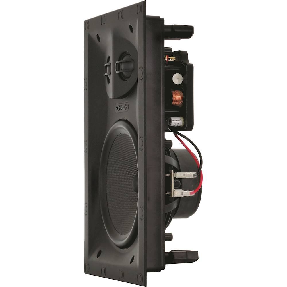 Alt View 11. Sonance - VP66 SST/SUR SINGLE SPEAKER - Visual Performance 6-1/2" 2-Way In-Wall Rectangle Single Stereo/Surround Speaker (Each) - Paintable White.