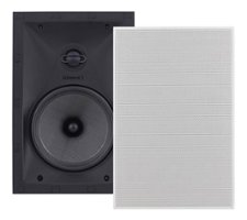 Sonance - VP66 RECTANGLE SINGLE SPEAKER - Visual Performance 6-1/2" 2-Way In-Wall Rectangle Speaker (Each) - Paintable White - Front_Zoom