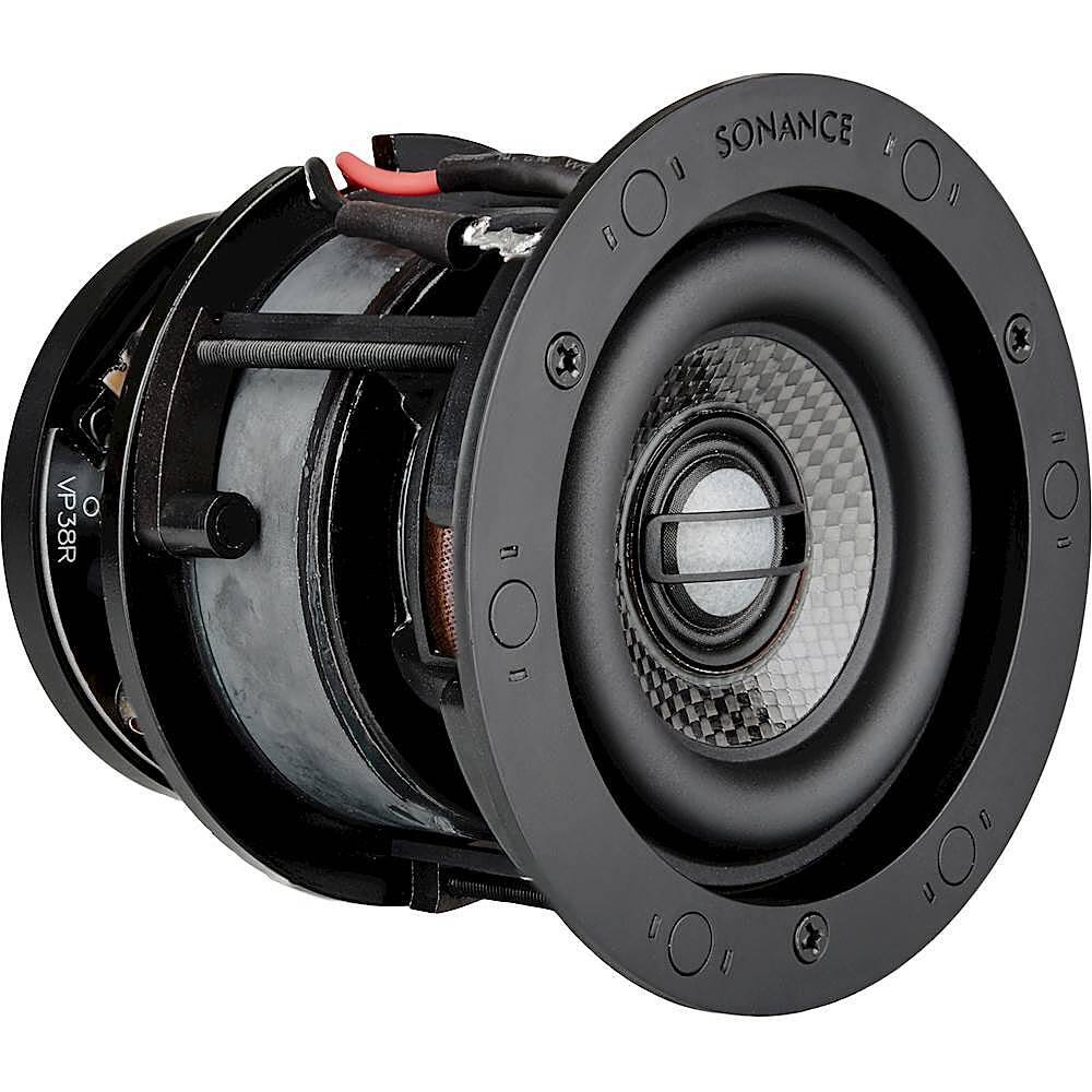 Alt View 12. Sonance - VP38R SINGLE SPEAKER - Visual Performance 3-1/2" 2-Way In-Ceiling Speaker (Each) - Paintable White.