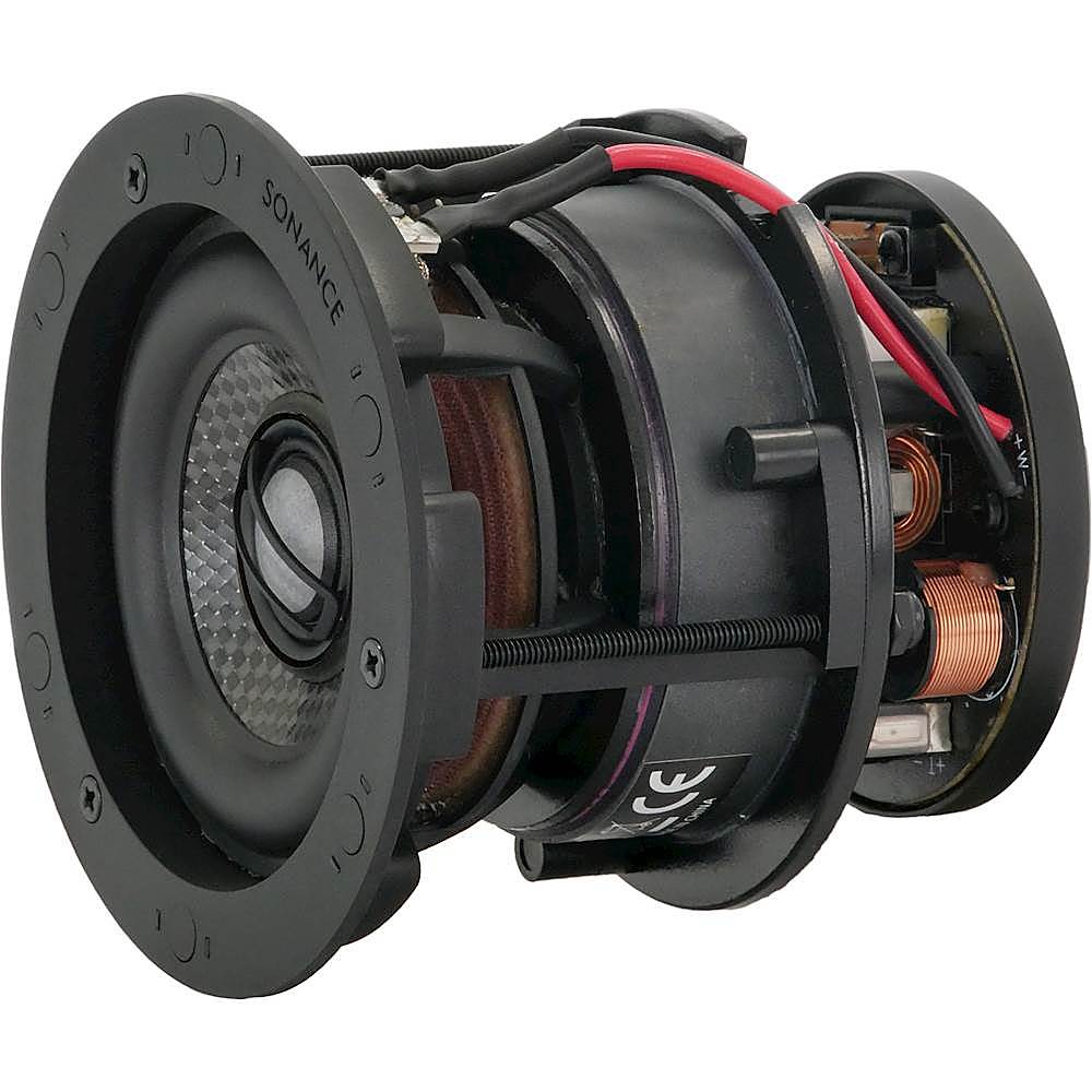 Angle View: Bowers & Wilkins - 7" Passive 2-Way In-Ceiling Speaker (Each) - Black
