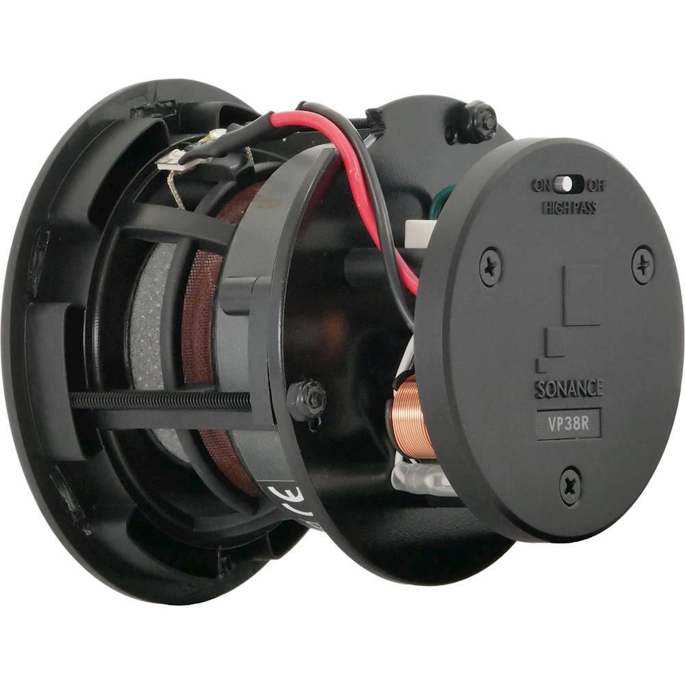 Alt View 11. Sonance - VP38R SINGLE SPEAKER - Visual Performance 3-1/2" 2-Way In-Ceiling Speaker (Each) - Paintable White.