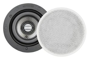 Sonance - VP38R SINGLE SPEAKER - Visual Performance 3-1/2" 2-Way In-Ceiling Speaker (Each) - Paintable White - Front_Zoom