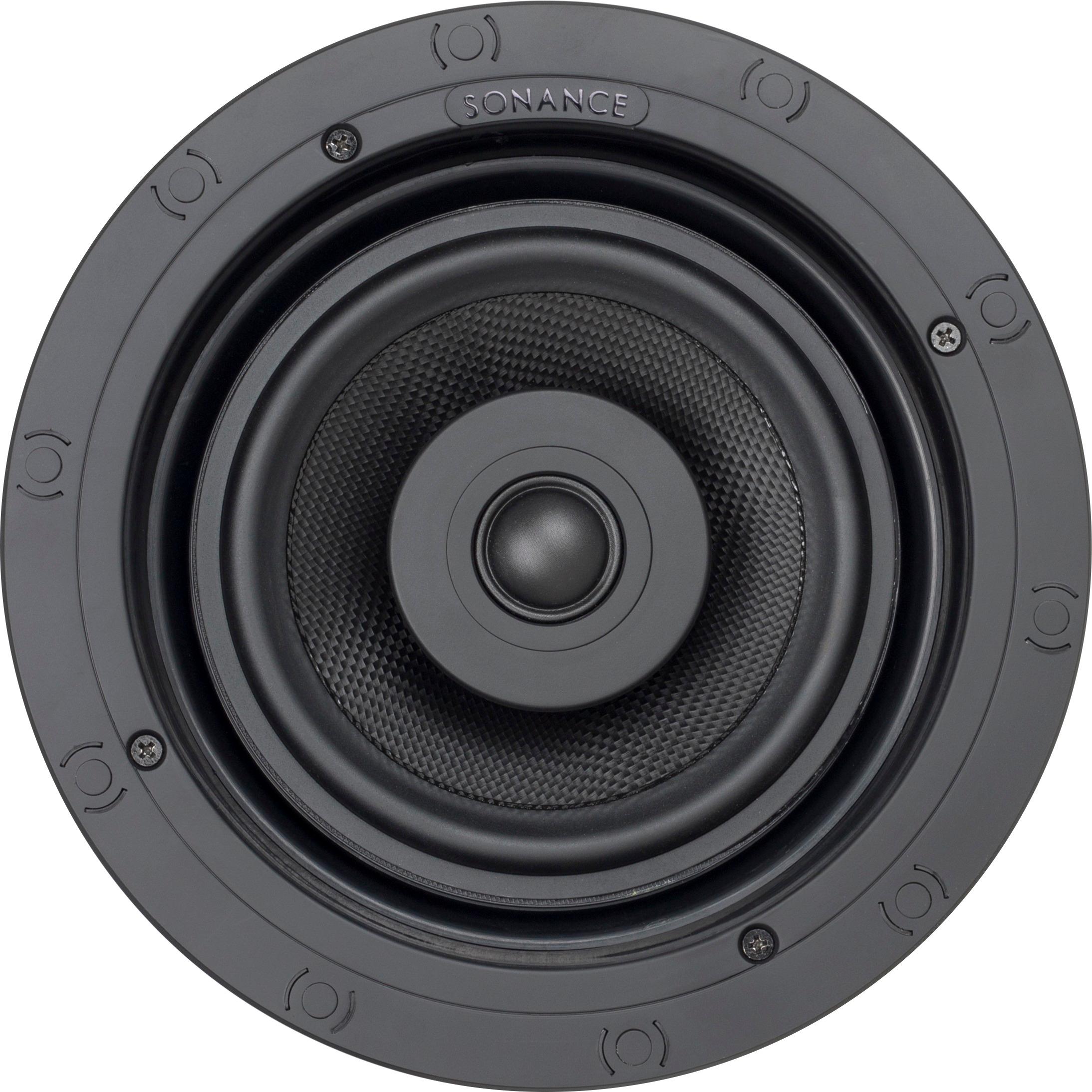 Angle View: Sonance - VP62R - Visual Performance 6-1/2" 2-Way In-Ceiling Speaker (Pair) - Paintable White