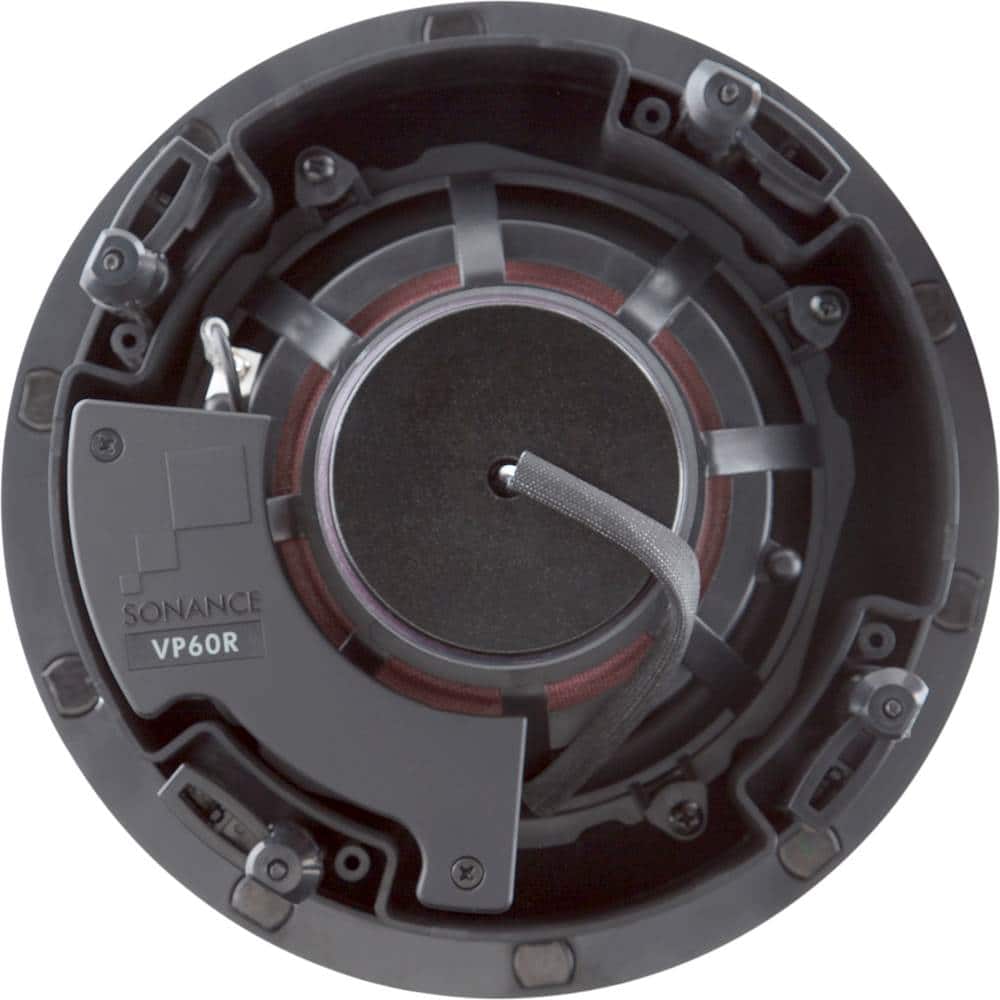 Alt View 12. Sonance - VP60R - Visual Performance 6-1/2" 2-Way In-Ceiling Speakers (Pair) - Paintable White.