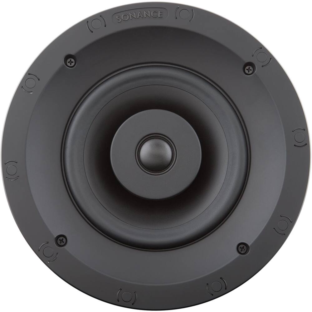 Angle. Sonance - VP60R - Visual Performance 6-1/2" 2-Way In-Ceiling Speakers (Pair) - Paintable White.