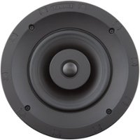 Sonance - Visual Performance 6-1/2" Passive 2-Way In-Ceiling Speakers (Pair) - Paintable White - Front_Zoom