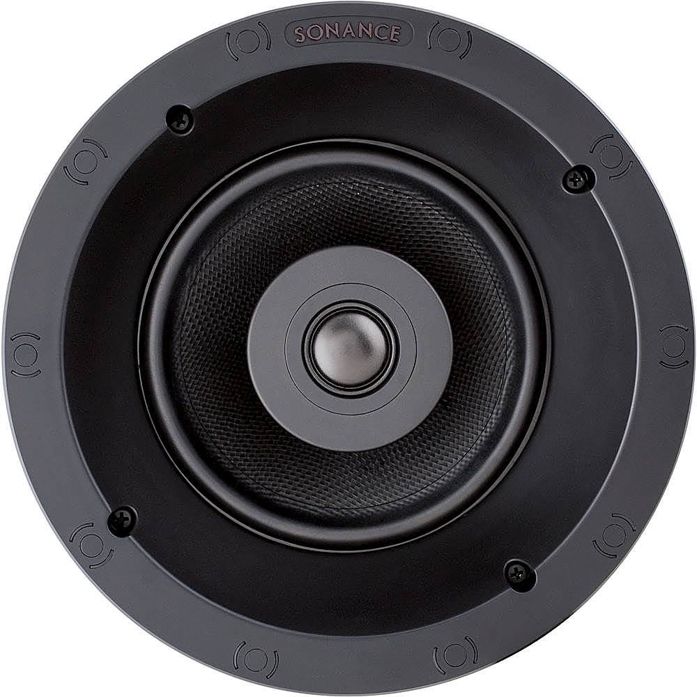 Angle View: Sonance - VP62R TL - Visual Performance 6-1/2" 2-Way In-Ceiling Thin-Line Speakers (Pair) - Paintable White
