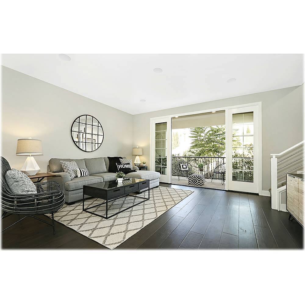 Alt View 13. Sonance - VP62R TL - Visual Performance 6-1/2" 2-Way In-Ceiling Thin-Line Speakers (Pair) - Paintable White.