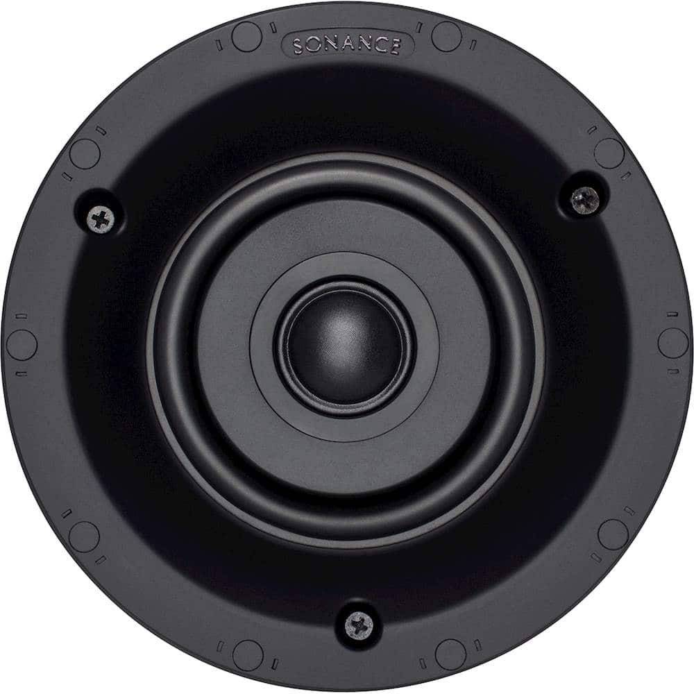 Angle. Sonance - VP42R - Visual Performance 4-1/2" 2-Way In-Ceiling Speakers (Pair) - Paintable White.