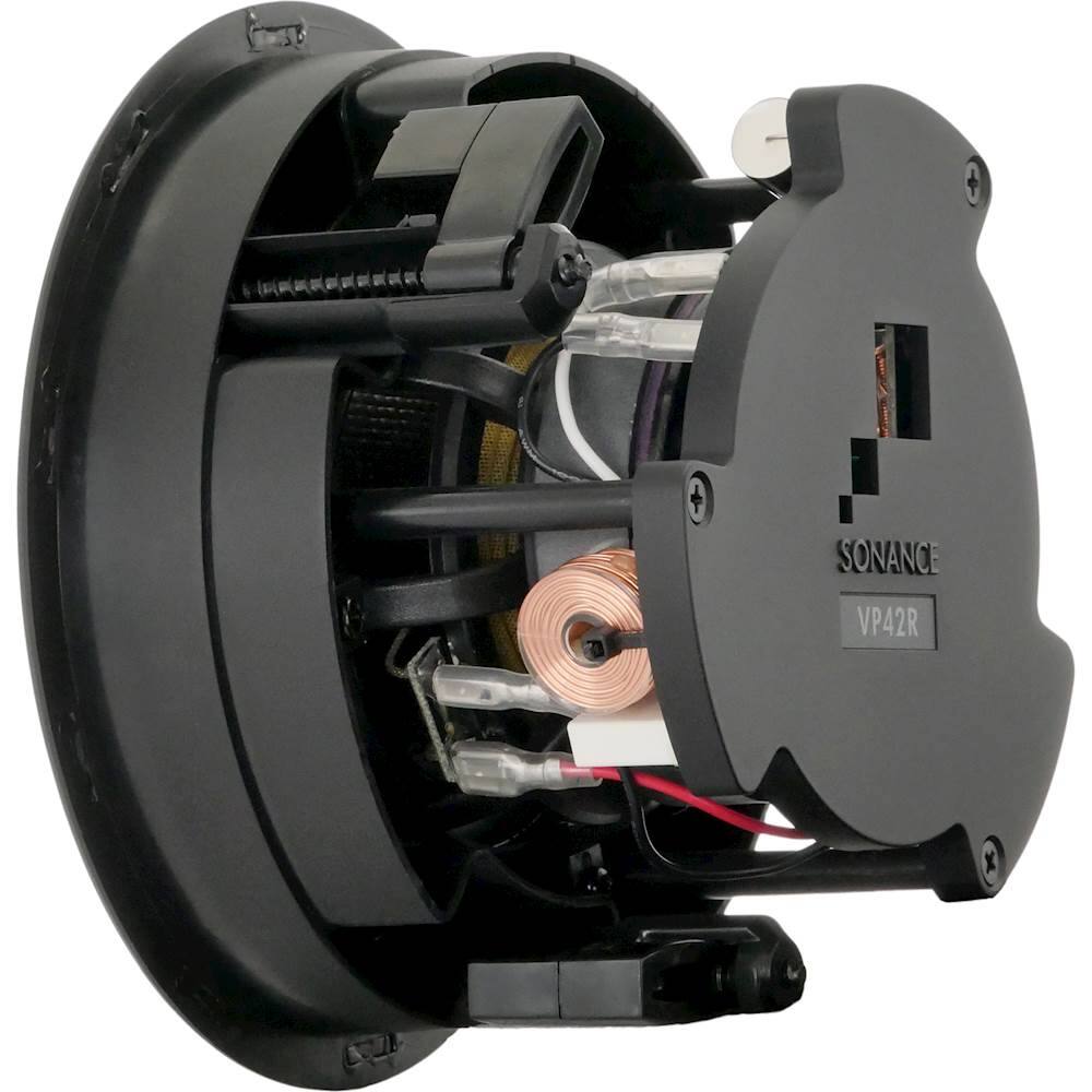 Alt View 11. Sonance - VP42R - Visual Performance 4-1/2" 2-Way In-Ceiling Speakers (Pair) - Paintable White.