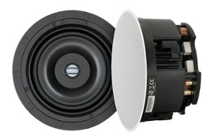 Sonance - VP68R - Visual Performance 6-1/2" 2-Way In-Ceiling Speakers (Pair) - Paintable White - Front_Zoom