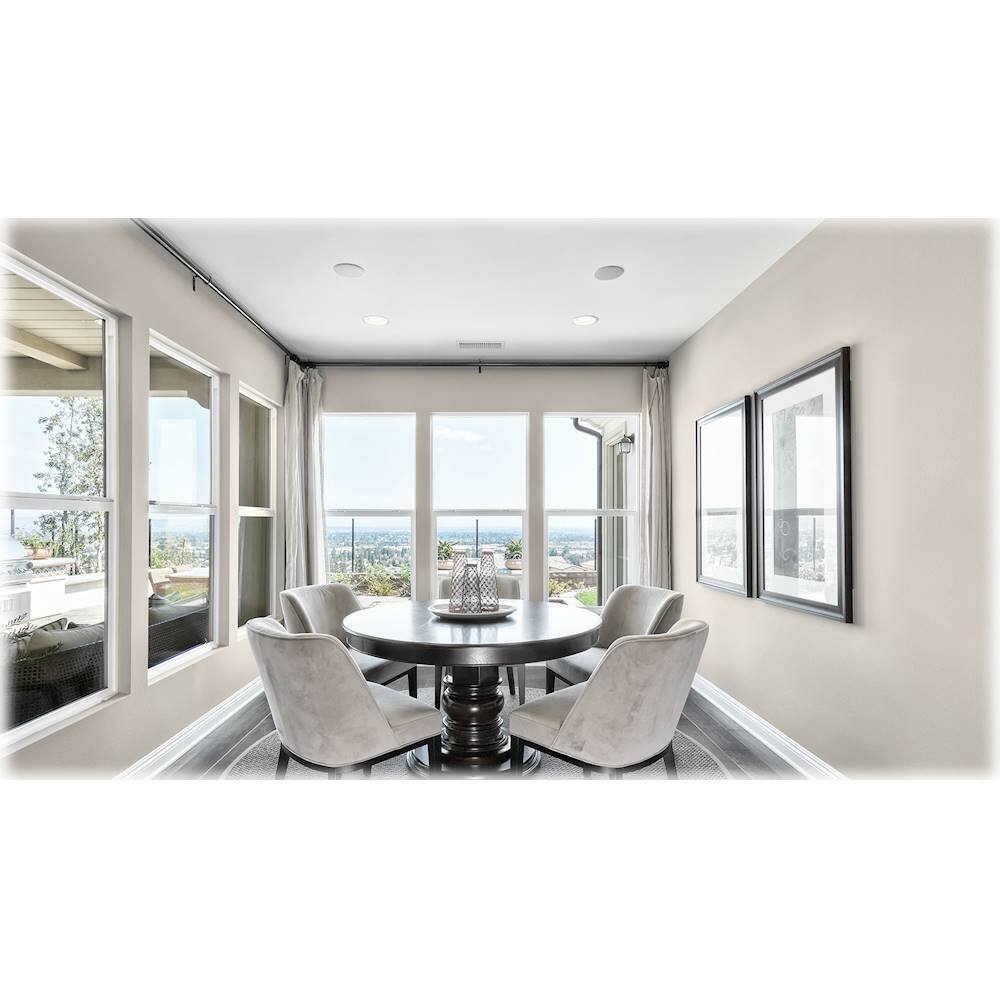 Alt View 13. Sonance - VP62R TL ROUND SINGLE SPEAKER - Visual Performance Thin Line 6-1/2" 2-Way In-Ceiling Speaker (Each) - Paintable White.