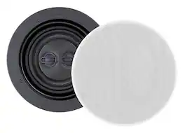 Sonance - VP66R SST/SUR SINGLE SPEAKER - Visual Performance 6-1/2" 2-Way Single Stereo/Surround In Ceiling Speaker (Each) - Paintable White
