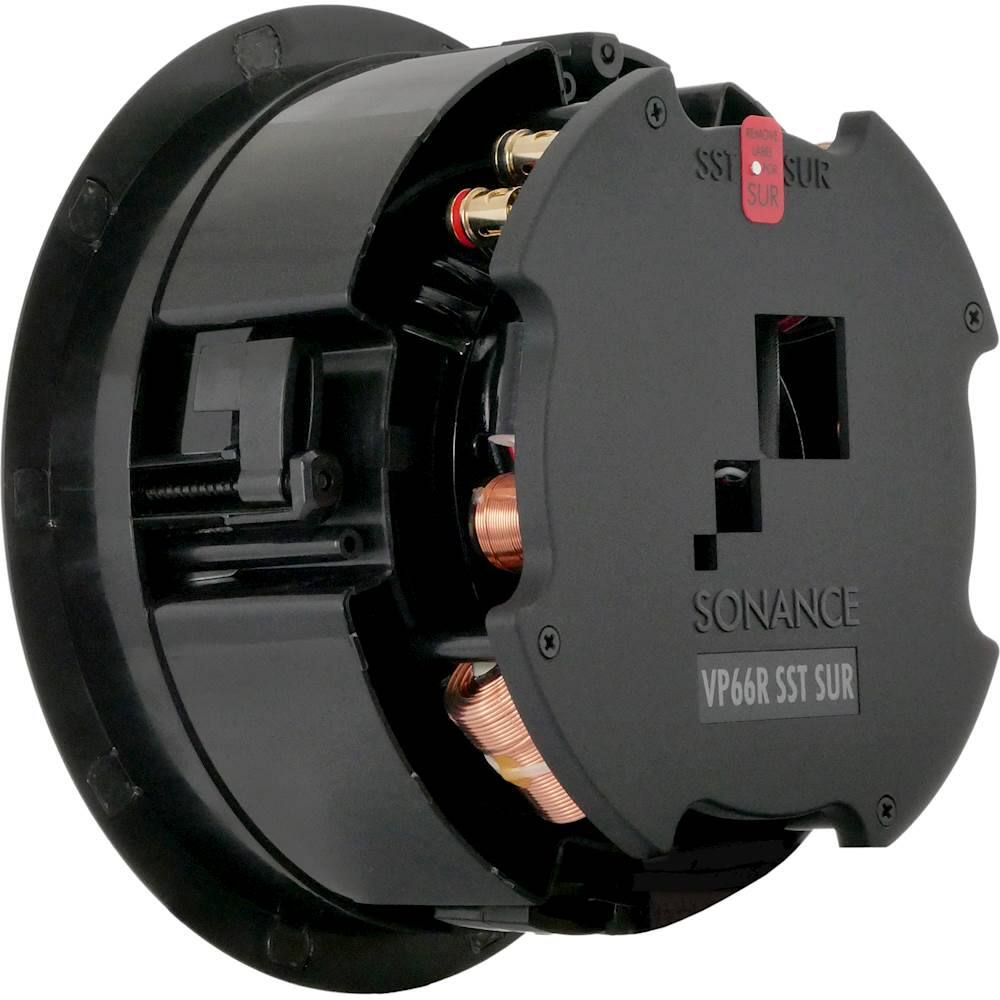 Alt View 12. Sonance - VP66R SST/SUR SINGLE SPEAKER - Visual Performance 6-1/2" 2-Way Single Stereo/Surround In-Ceiling Speaker (Each) - Paintable White.