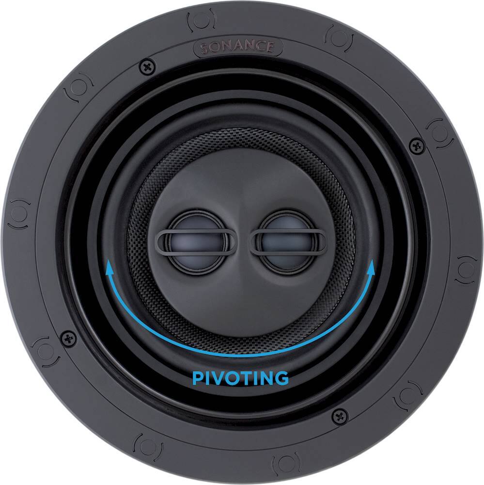 Alt View 15. Sonance - VP66R SST/SUR SINGLE SPEAKER - Visual Performance 6-1/2" 2-Way Single Stereo/Surround In-Ceiling Speaker (Each) - Paintable White.