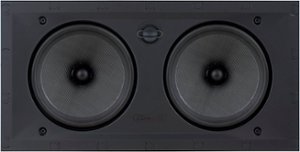 Sonance - Visual Performance 6-1/2" 2-Way In-Wall Rectangle LCR Speaker (Each) - Paintable White - Front_Zoom