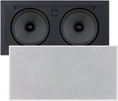 Sonance - VP66 LCR SINGLE SPEAKER - Visual Performance 6-1/2" 2-Way In-Wall Rectangle LCR Speaker (Each) - Paintable White - Front_Zoom