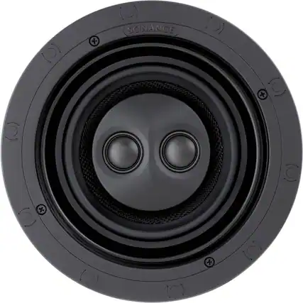 Angle. Sonance - VP62R SST/SUR SINGLE SPEAKER - Visual Performance 6-1/2" 2-Way Single Stereo/Surround In-Ceiling Speaker (Each) - Paintable White.