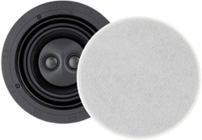 Sonance - VP62R SST/SUR SINGLE SPEAKER - Visual Performance 6-1/2" 2-Way Single Stereo/Surround In-Ceiling Speaker (Each) - Paintable White - Front_Zoom