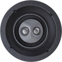 Sonance - Visual Performance 6-1/2" 2-Way Round SST/SUR Thinline In-Ceiling Speaker (Each) - Paintable White - Front_Zoom