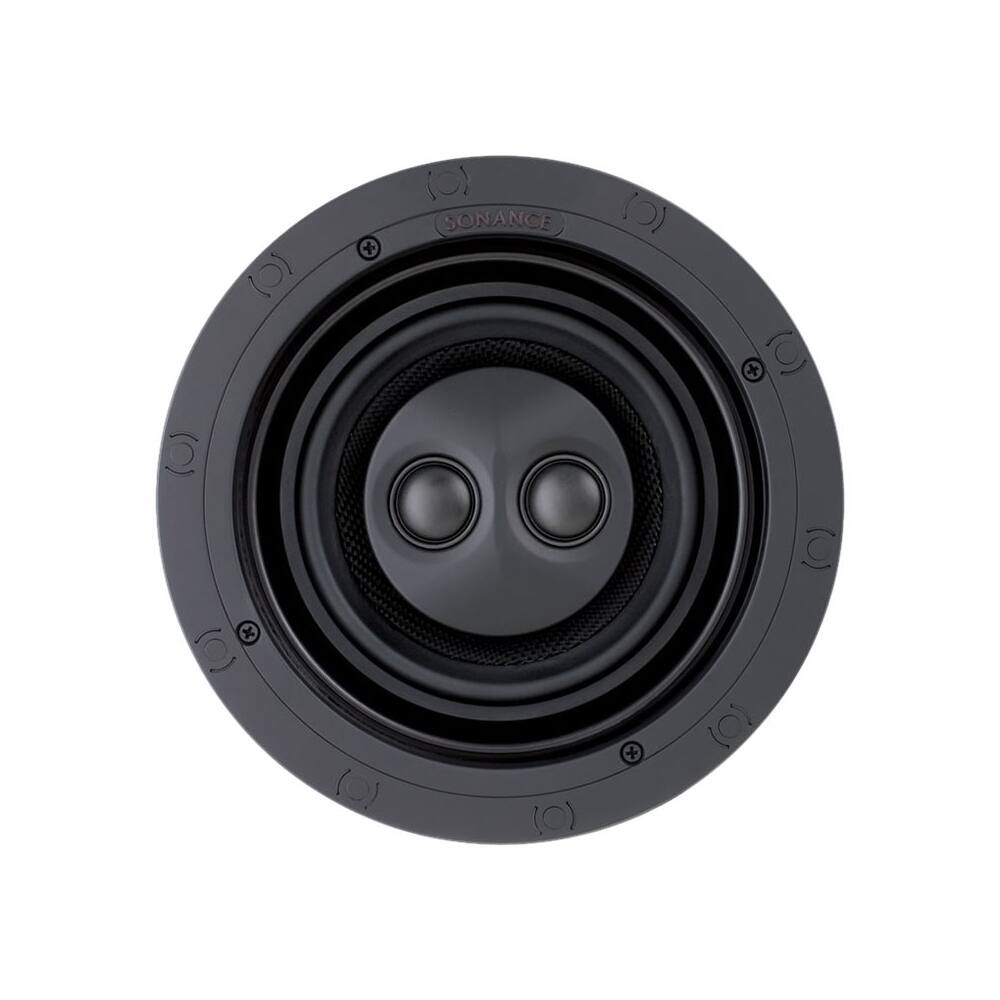 Angle. Sonance - VP62R SST/SUR THIN-LINE SINGLE SPEAKER - Visual Performance 6-1/2" 2-Way SST/SUR In-Ceiling Speaker (Each) - Paintable White.