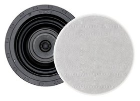 Sonance - VP86R SINGLE SPEAKER - Visual Performance 8" 3-Way In-Ceiling Speaker (Each) - Paintable White - Front_Zoom